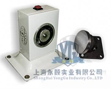 白色高端墻地裝電磁門吸